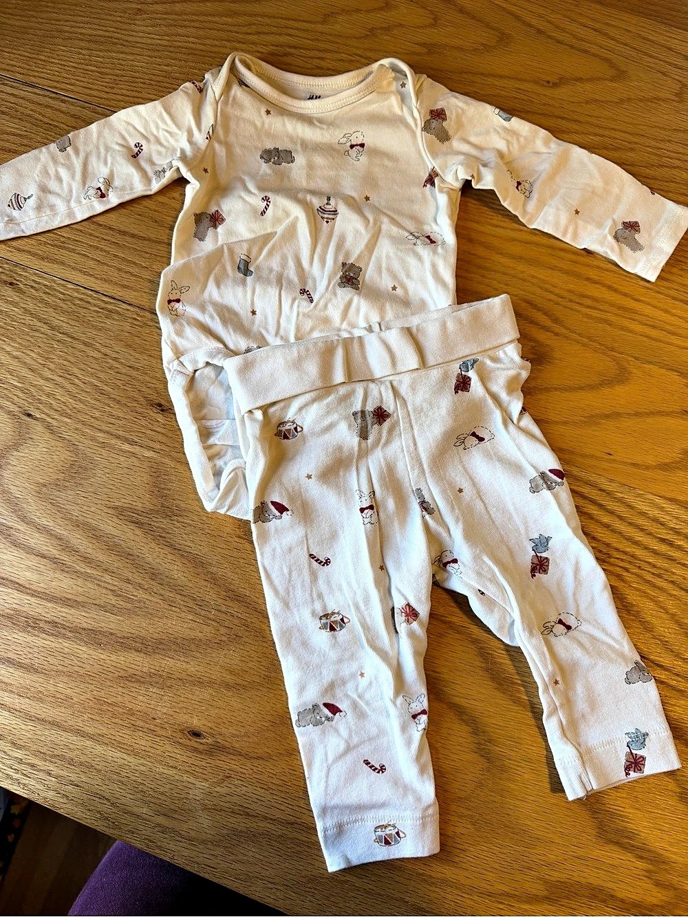 H&M Baby Christmas Outfit Size 6M